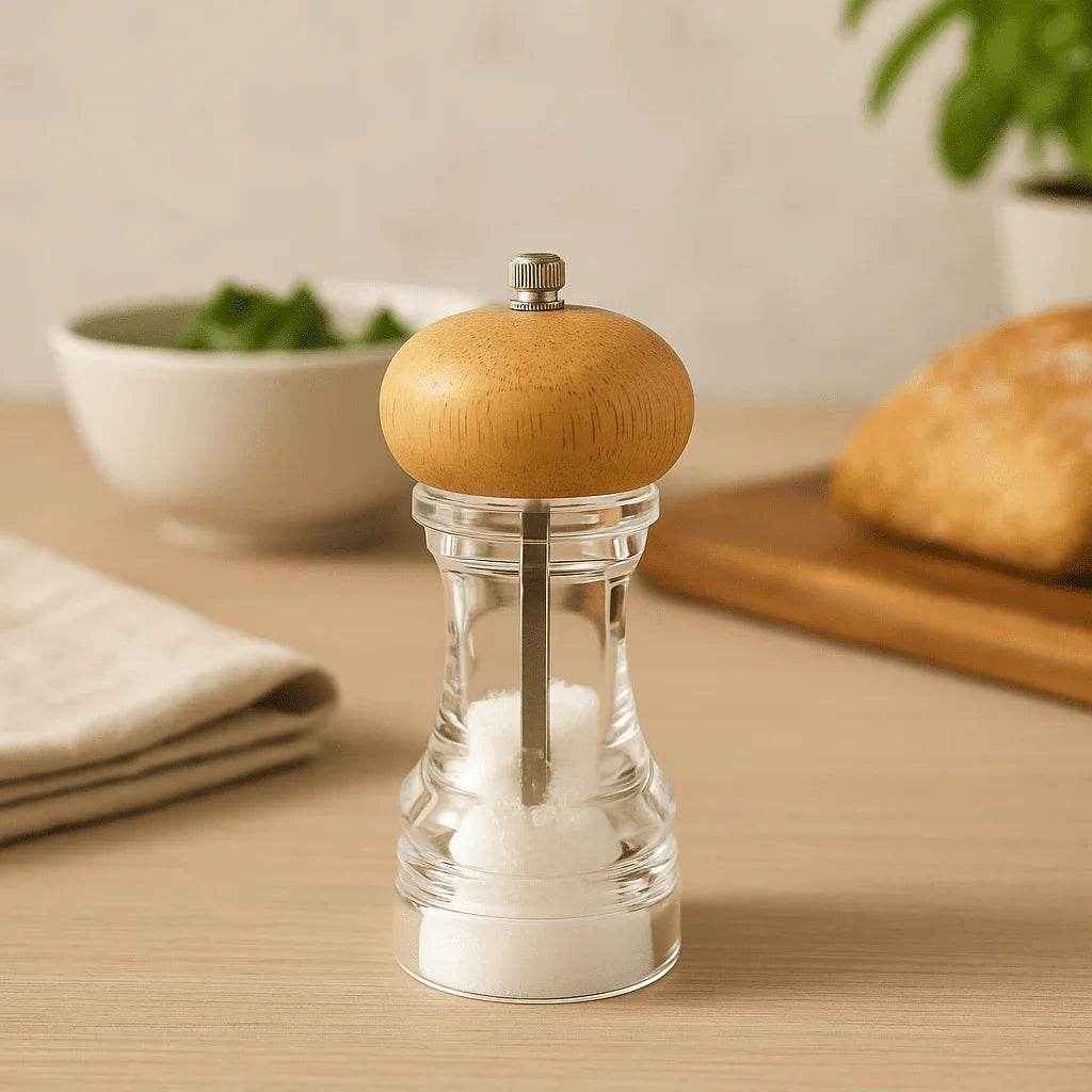 Moedor de Pimenta e Tempero em Acrílico Alidolado - Alidolado