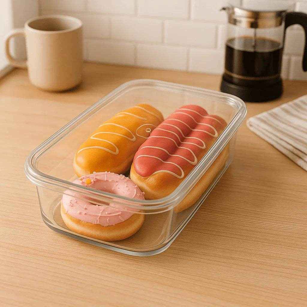 Organizador de Geladeira Transparente com Tampa Alidolado - Alidolado