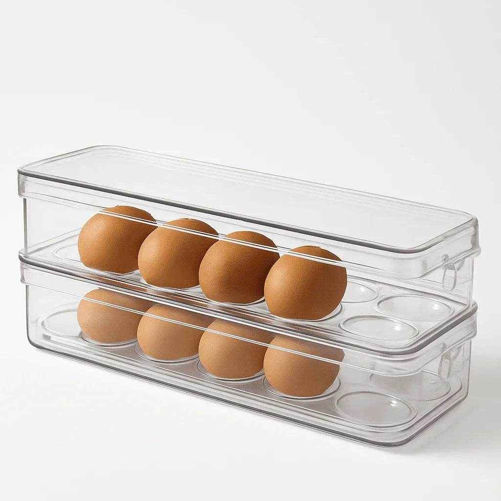 Organizador de Ovos para Geladeira com Tampa Alidolado - Alidolado