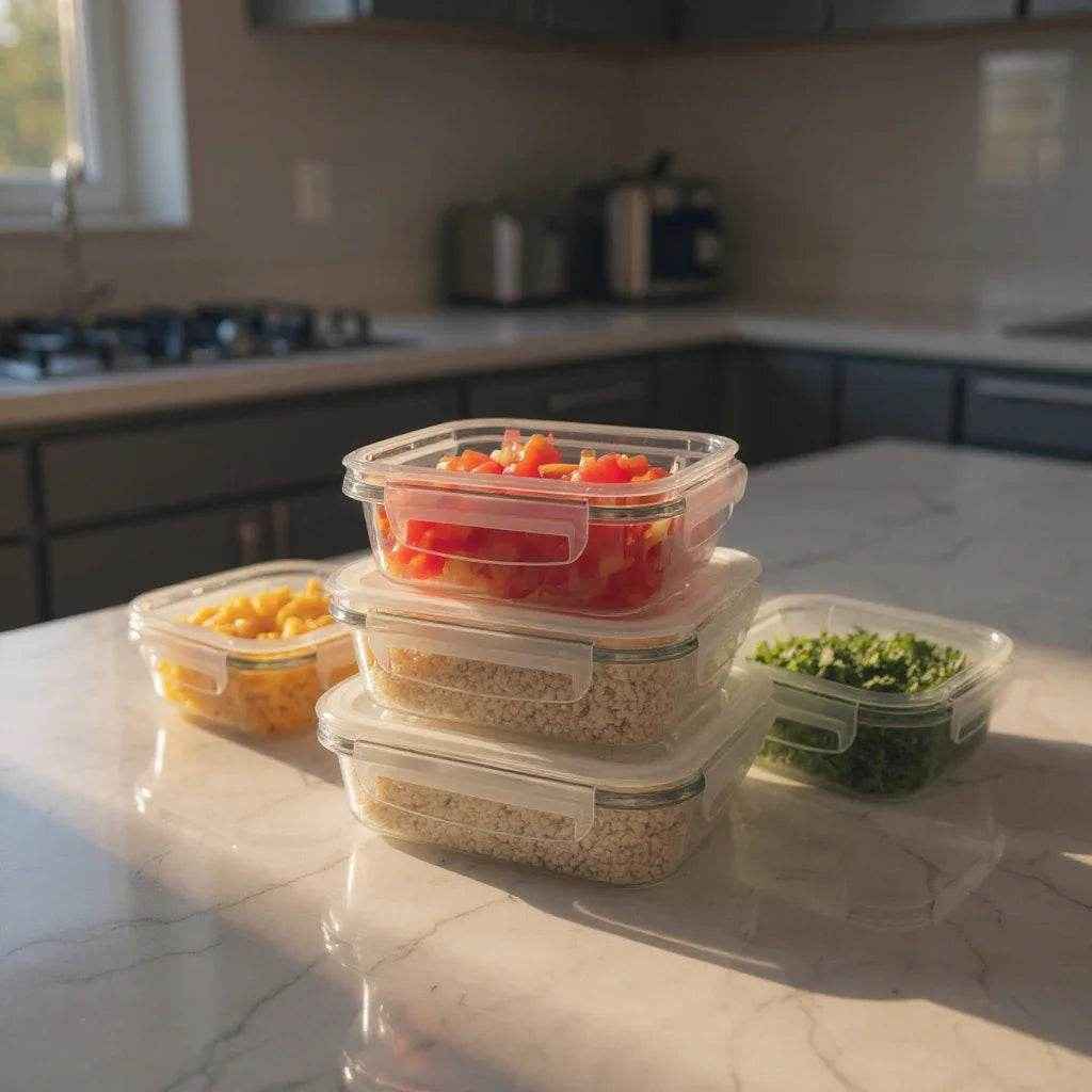 Pote Hermético de Vidro com Trava Alidolado - Alidolado