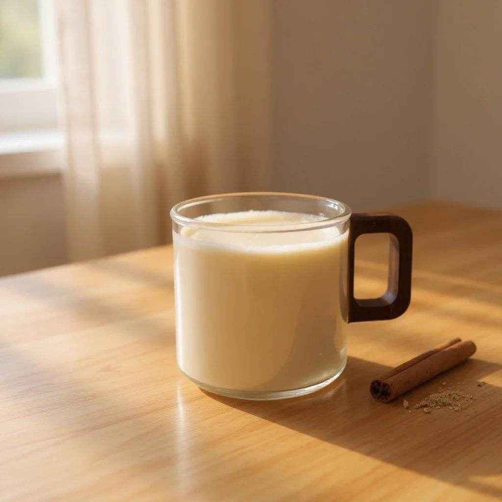 Copo Quadrado de Vidro com Alça de Madeira – 120ml - Alidolado