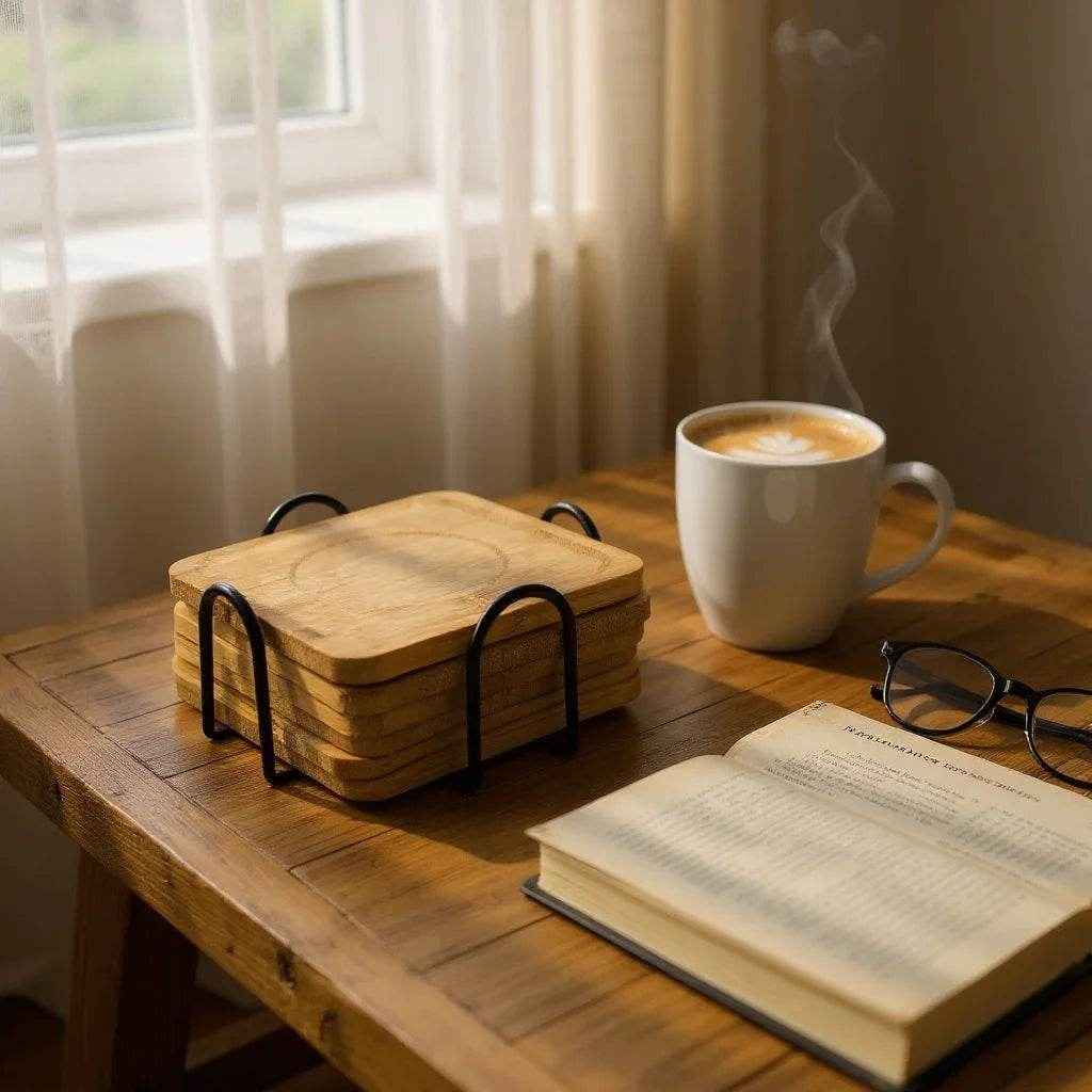 Descanso de Copo em Ferro Preto - Alidolado