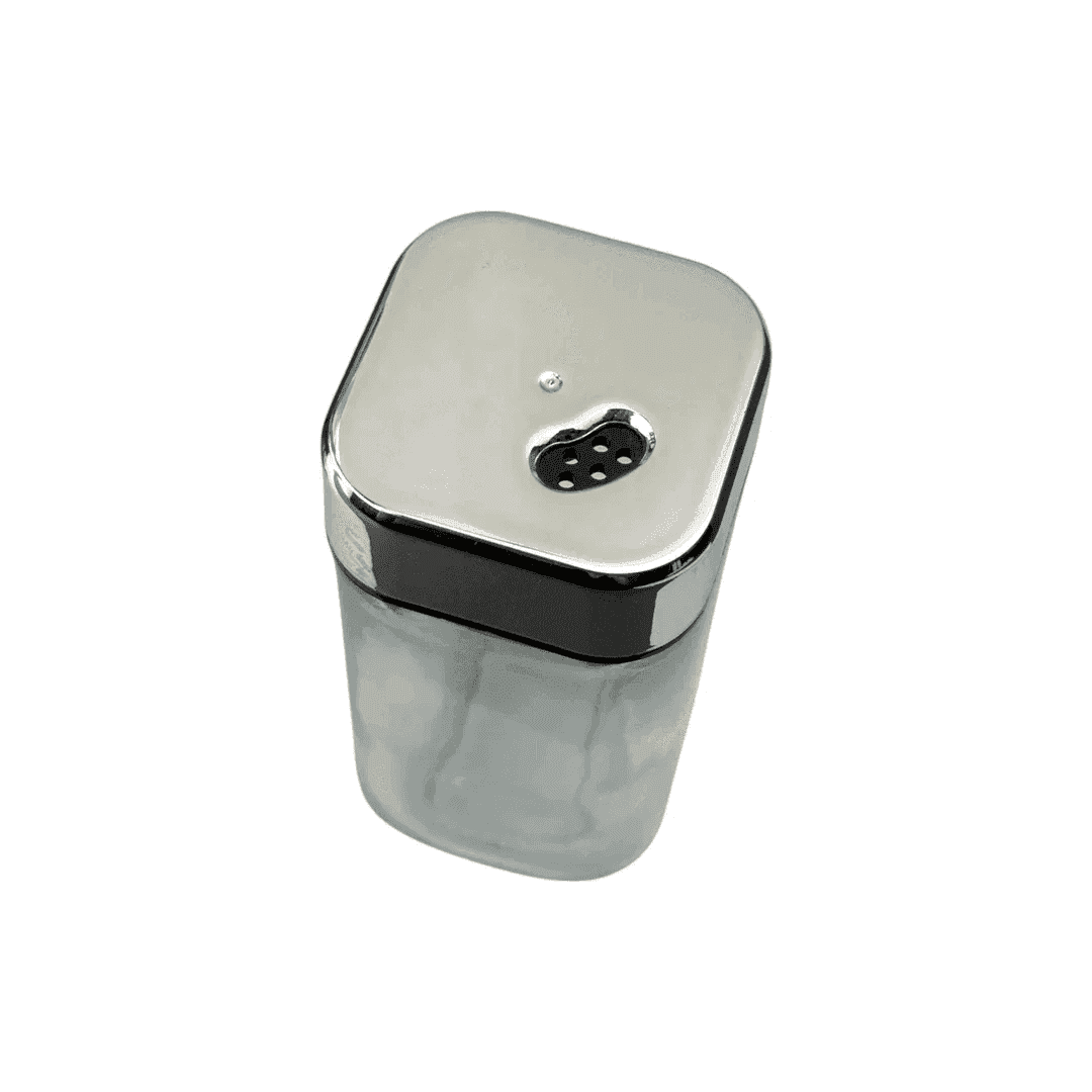 Porta Temperos Giratório com Potes de Vidro Alidolado - Alidolado