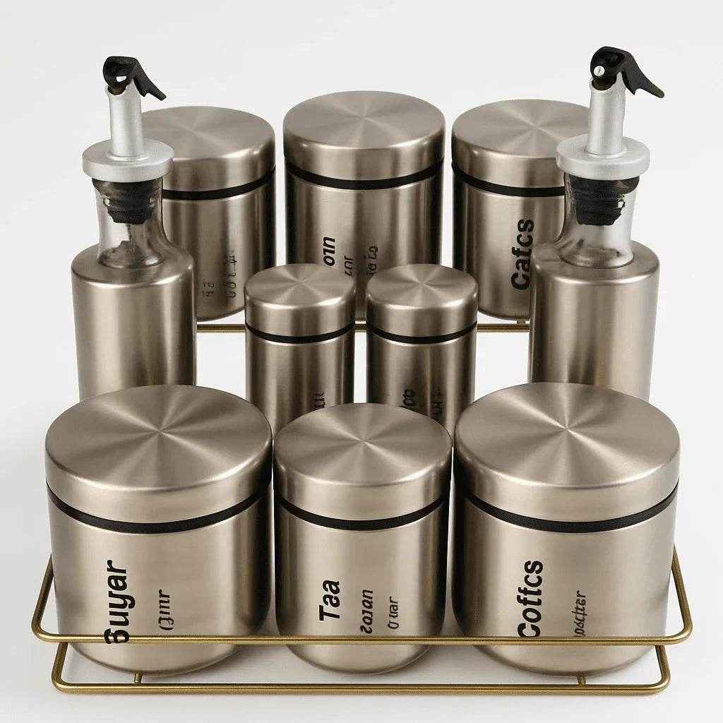 Porta Temperos Organizador em Inox Alidolado - Alidolado