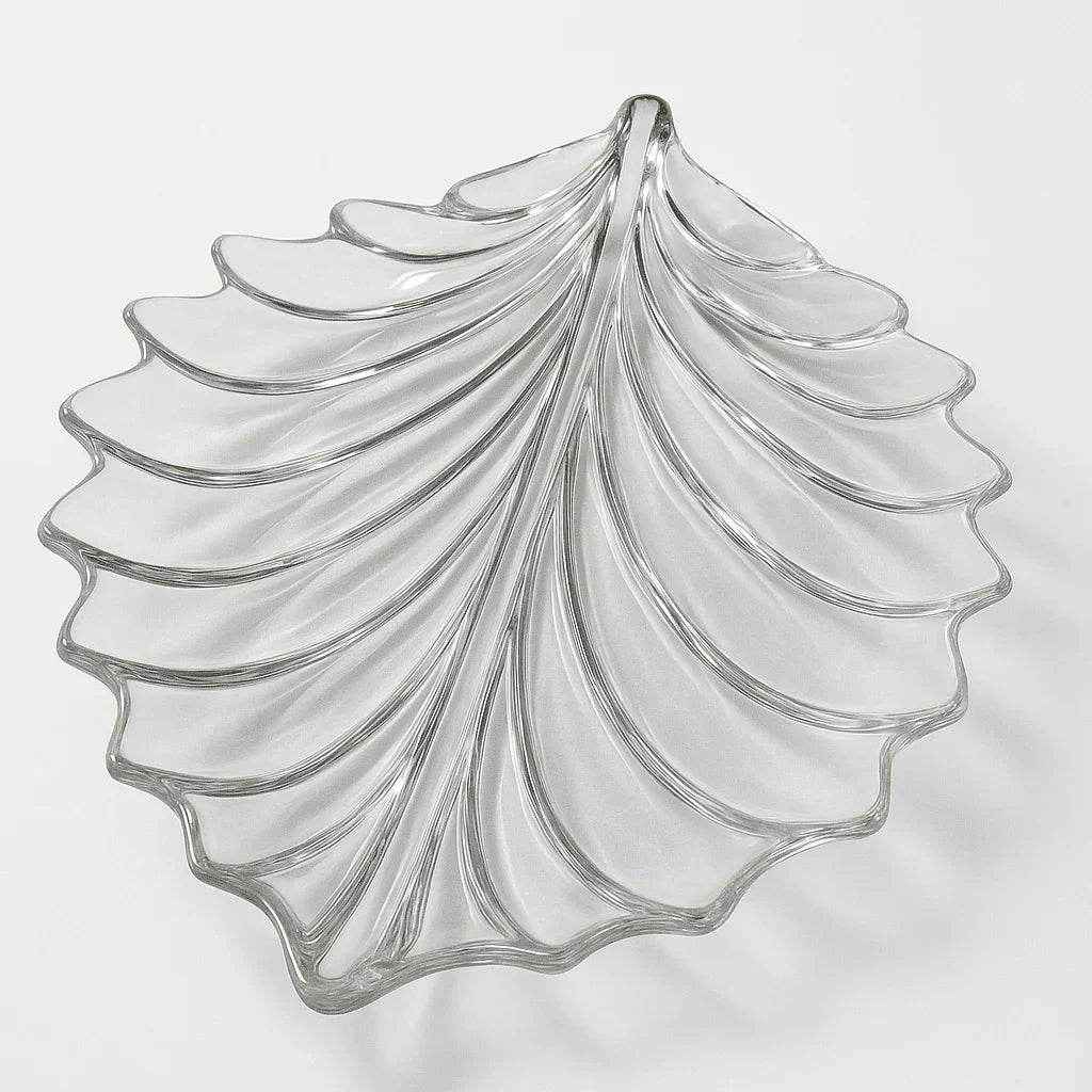 Fruteira de Vidro Formato de Folha Pequena Alidolado - Alidolado