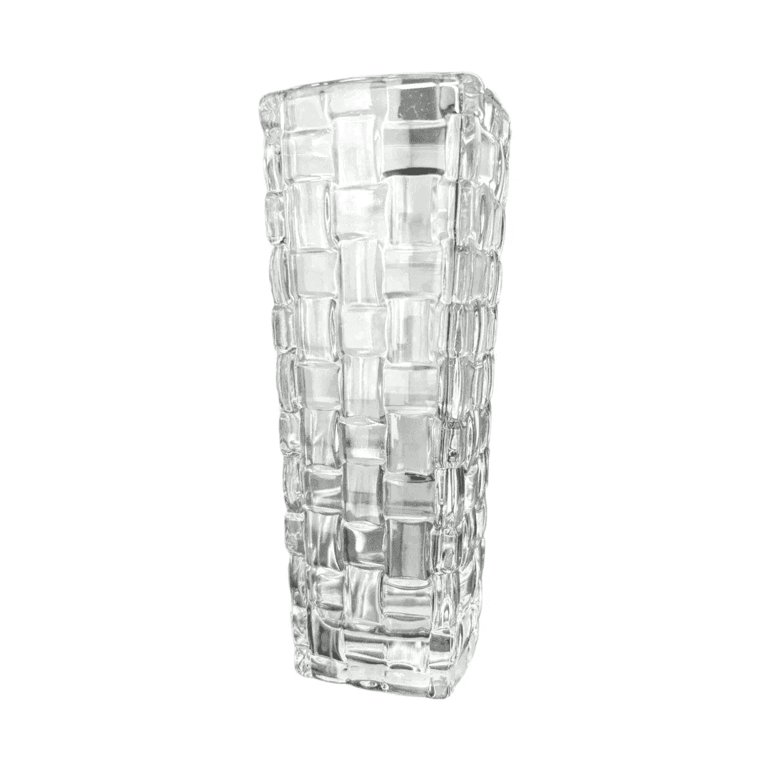 Vaso de Vidro Decorativo Transparente Alidolado - Alidolado