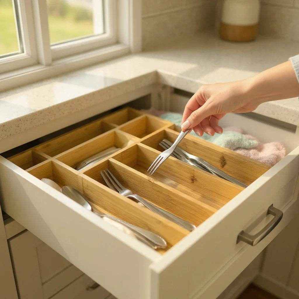 Caixa Expandivel para Talheres - Alidolado