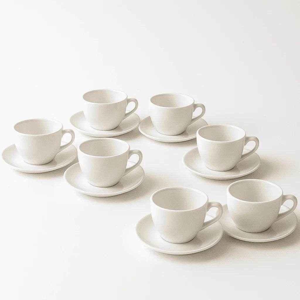 Xícaras de Chá e Café com Pires 12 Peças Alidolado - Alidolado