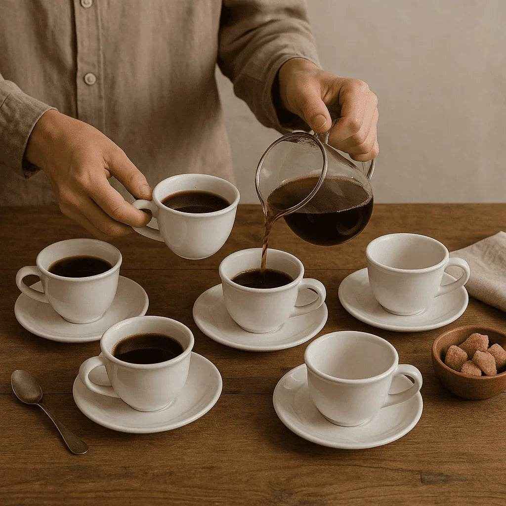 Xícaras de Chá e Café com Pires 12 Peças Alidolado - Alidolado