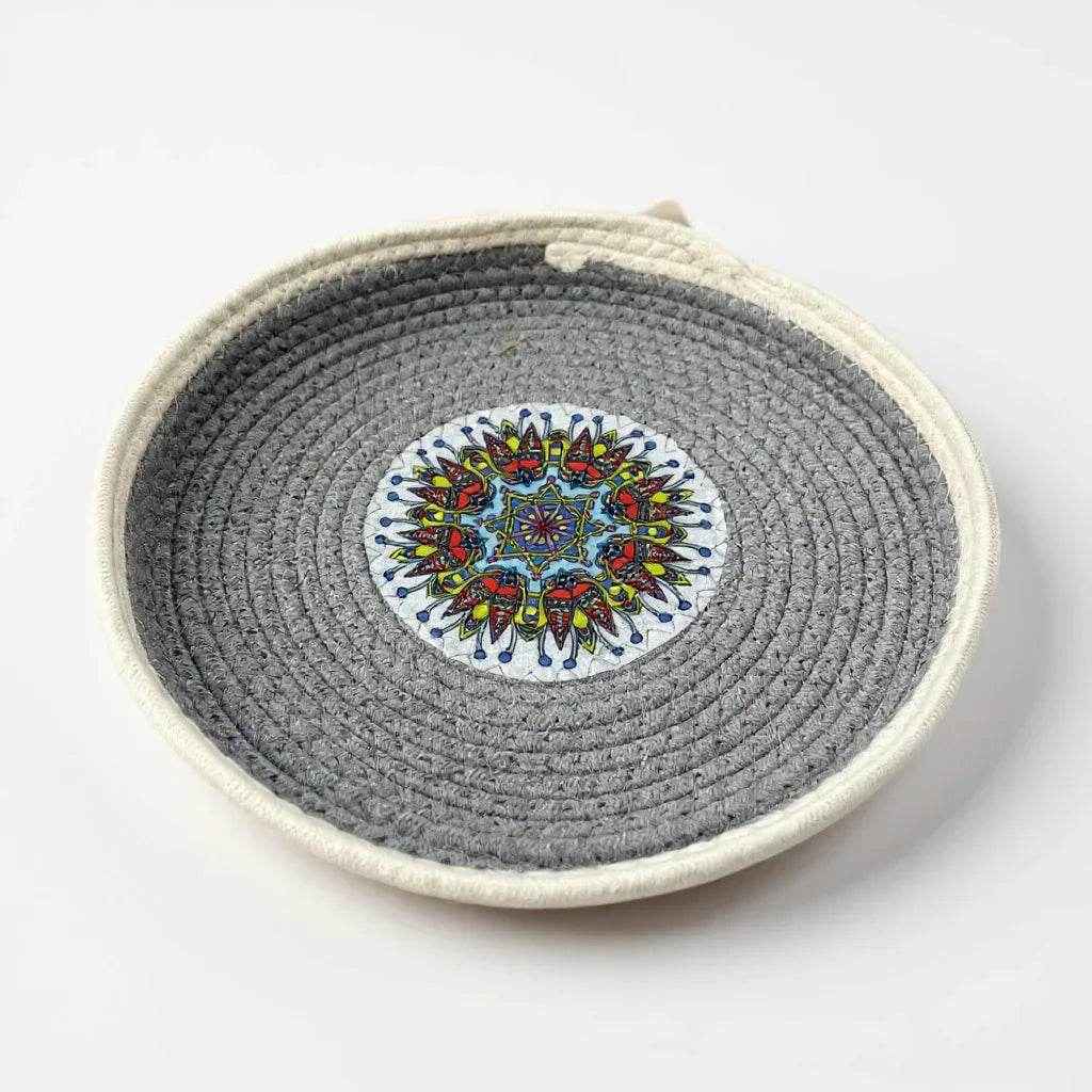 Cesto de Palha com Algodão - Alidolado