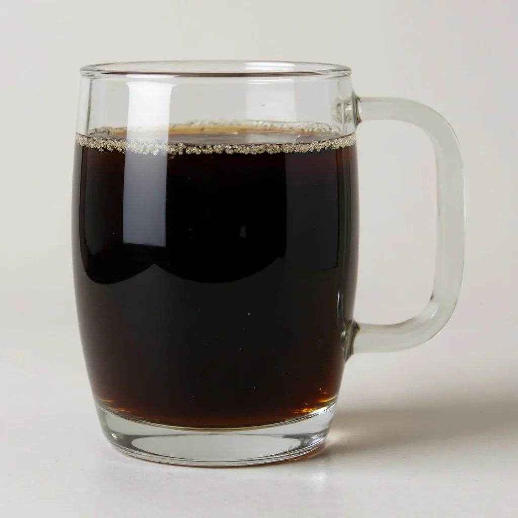 Caneca de Vidro Transparente com Alça - Alidolado