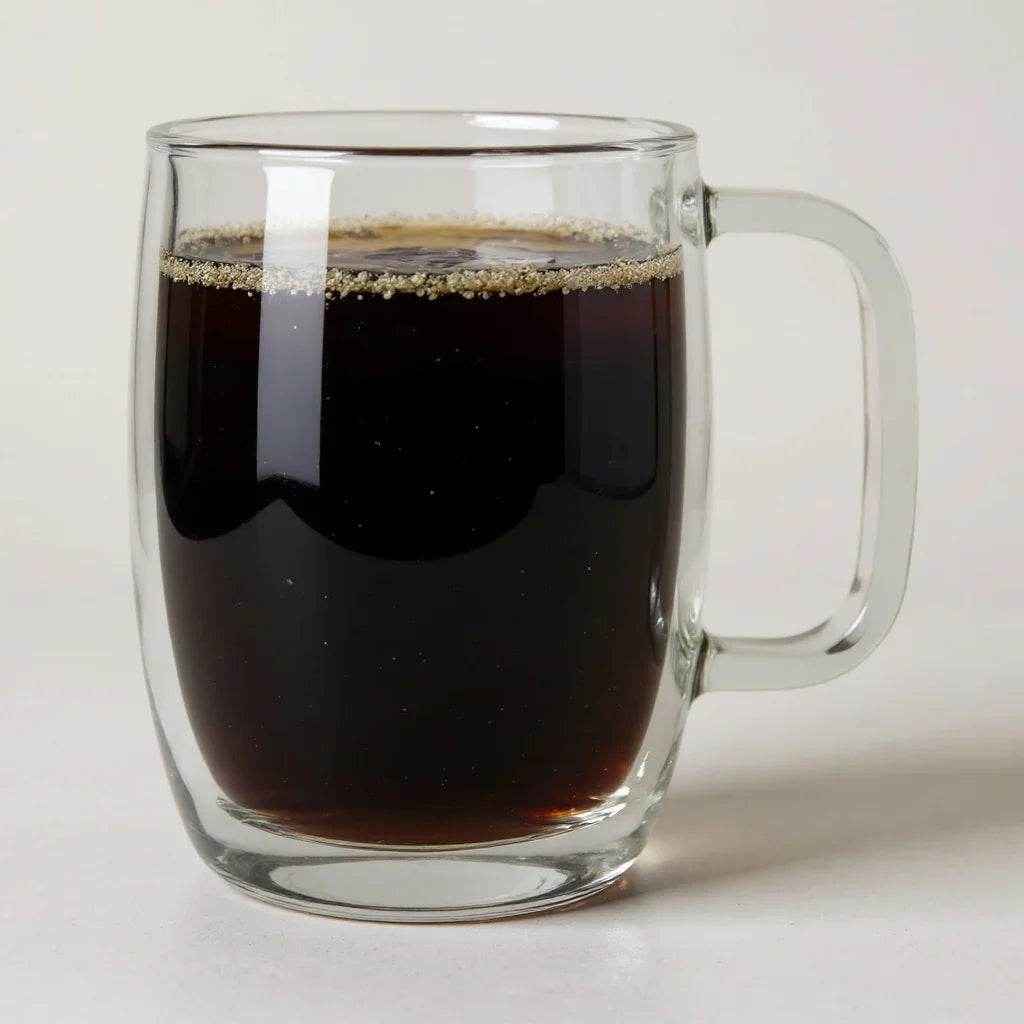 Caneca de Vidro Transparente com Alça - Alidolado