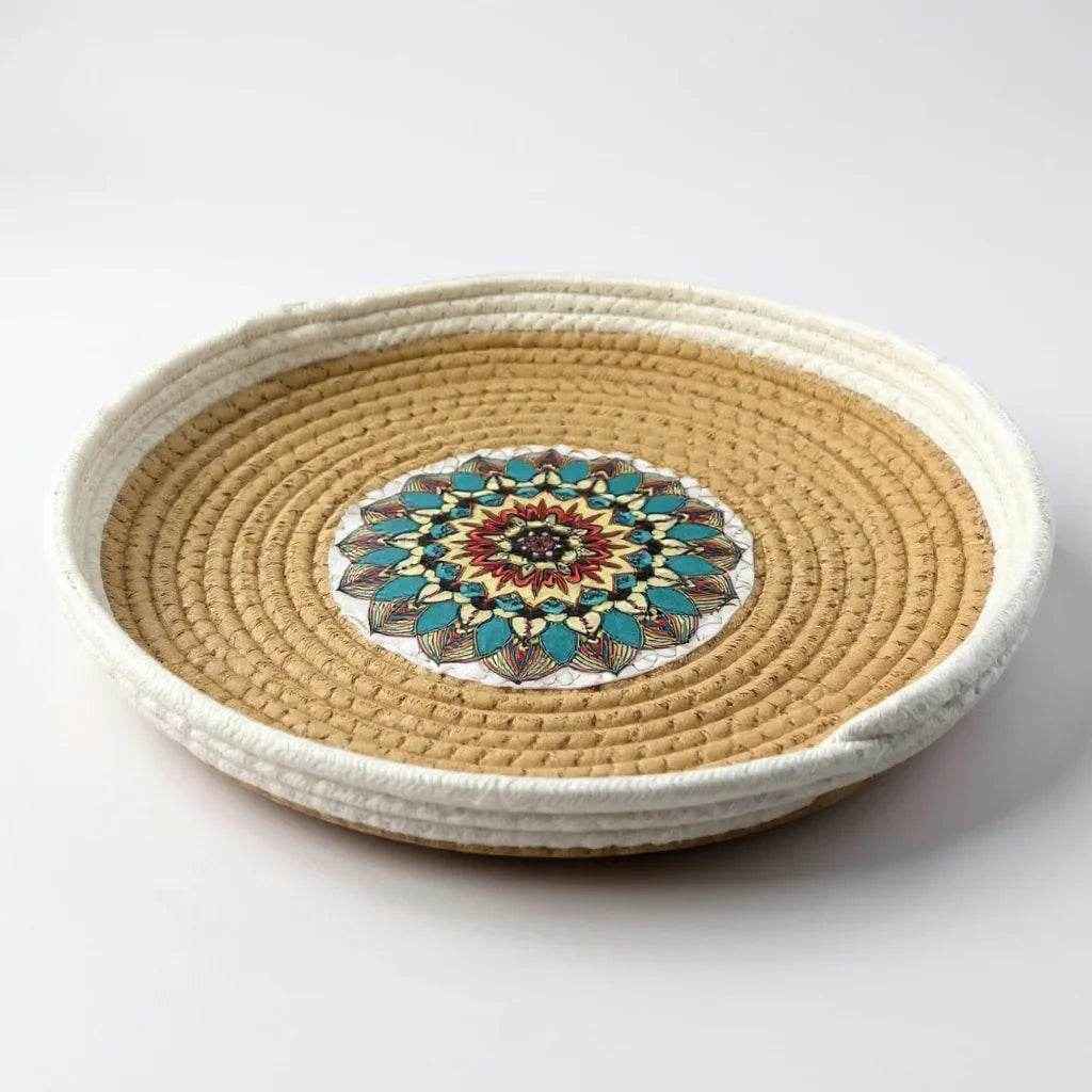 Cesto de Palha com Algodão - Alidolado