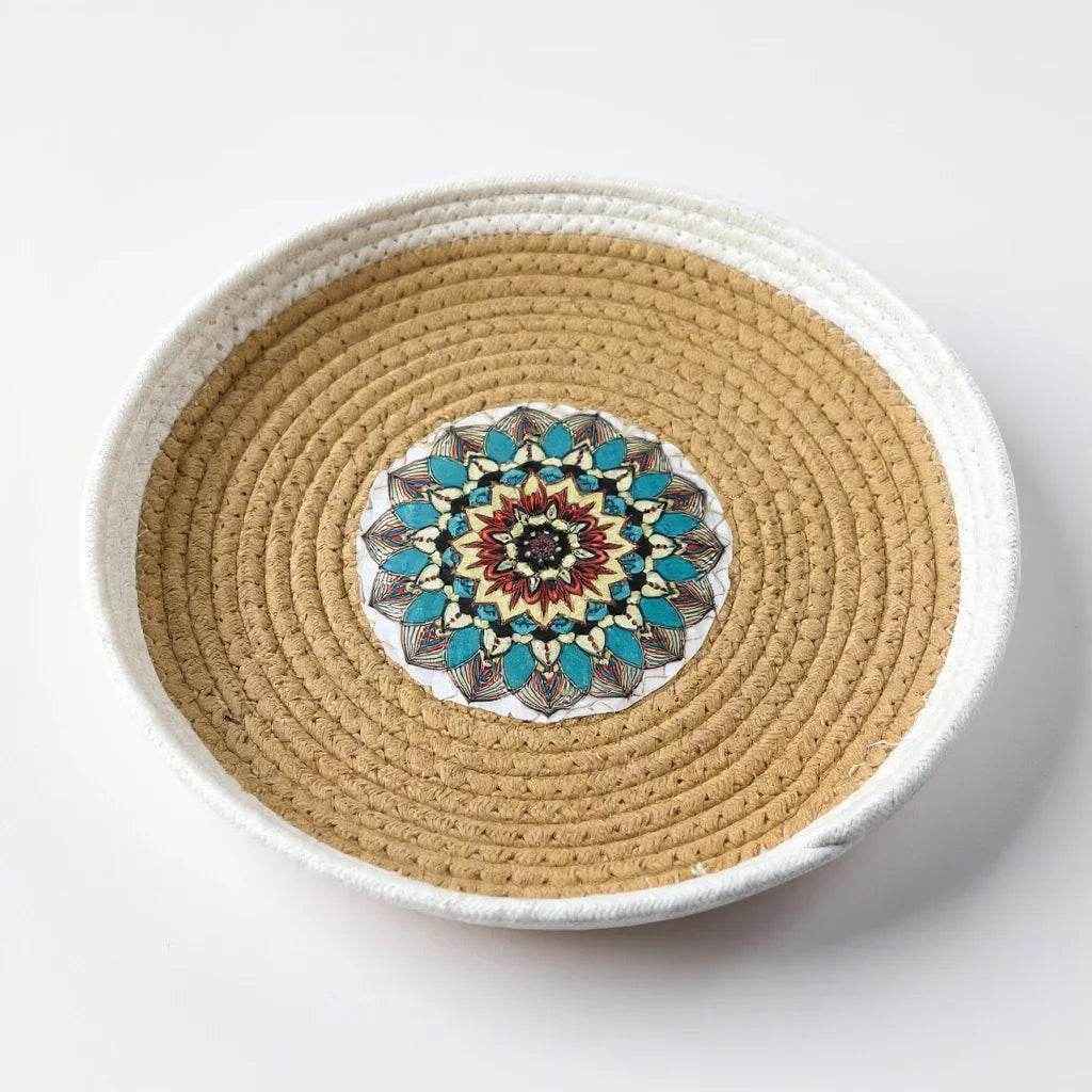 Cesto de Palha com Algodão - Alidolado