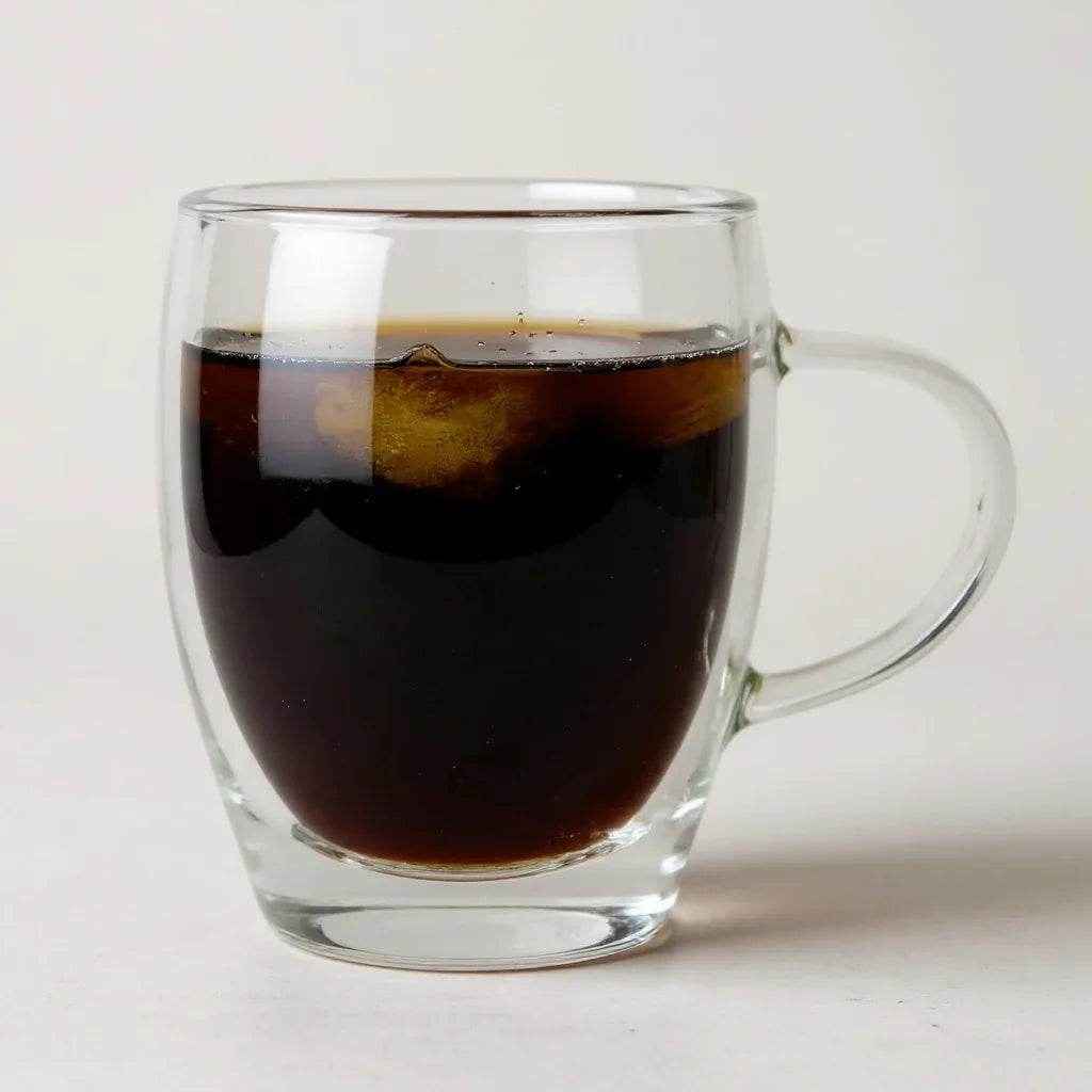 Caneca de Vidro Transparente com Alça - Alidolado