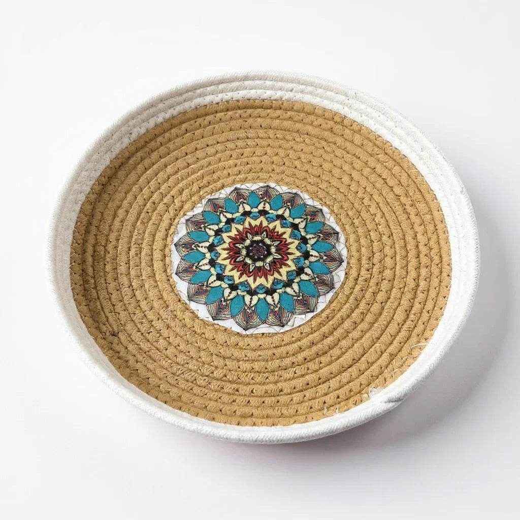 Cesto de Palha com Algodão - Alidolado