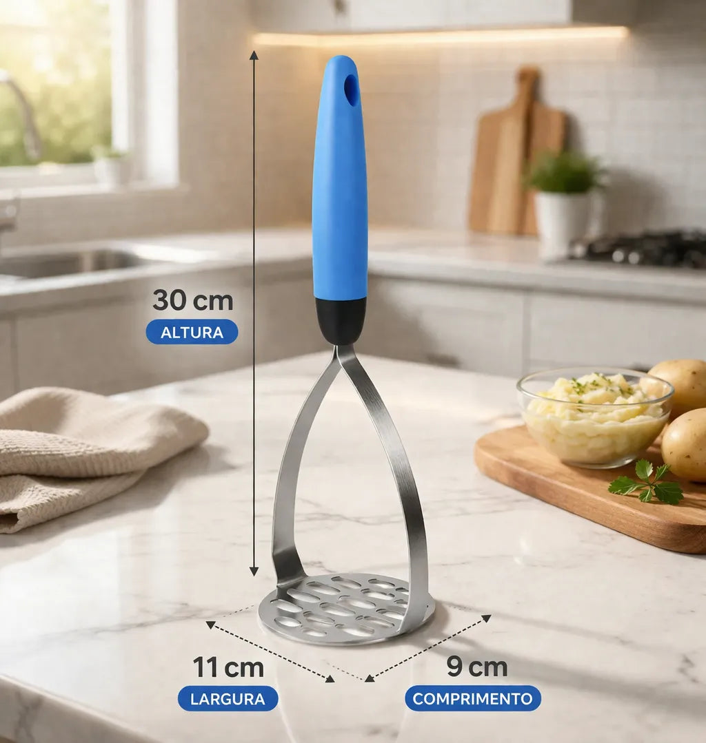 Amassador de Batatas Ergonômico
