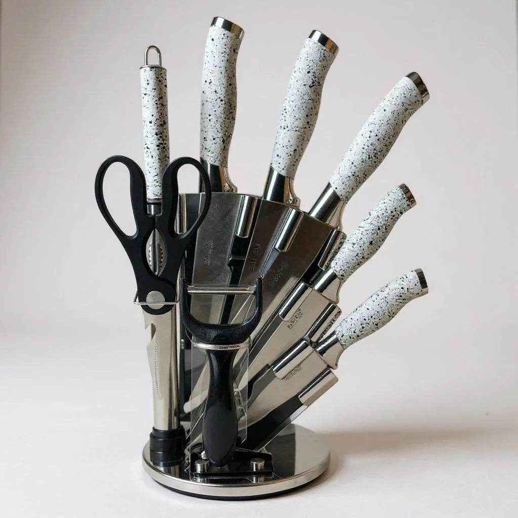 Faqueiro com Suporte Giratório e Design Moderno - Alidolado