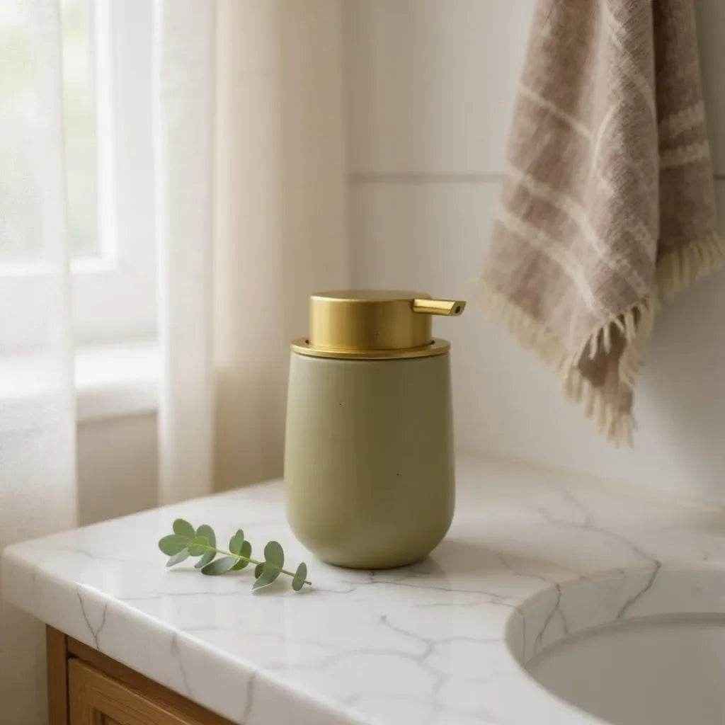 Dispenser de Cerâmica Branco Alidolado - Alidolado