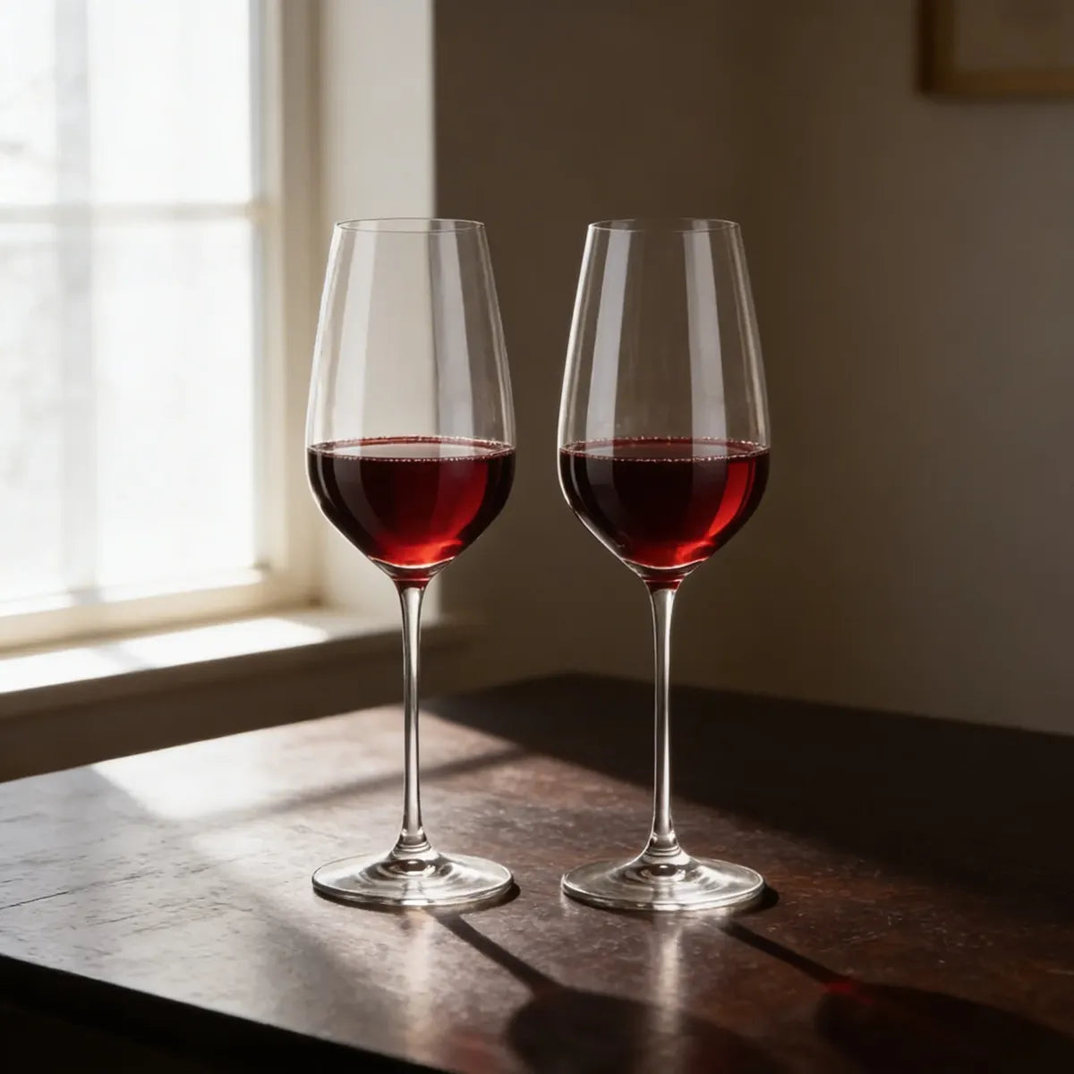 Par de Taças de Vidro 330ml para Vinho