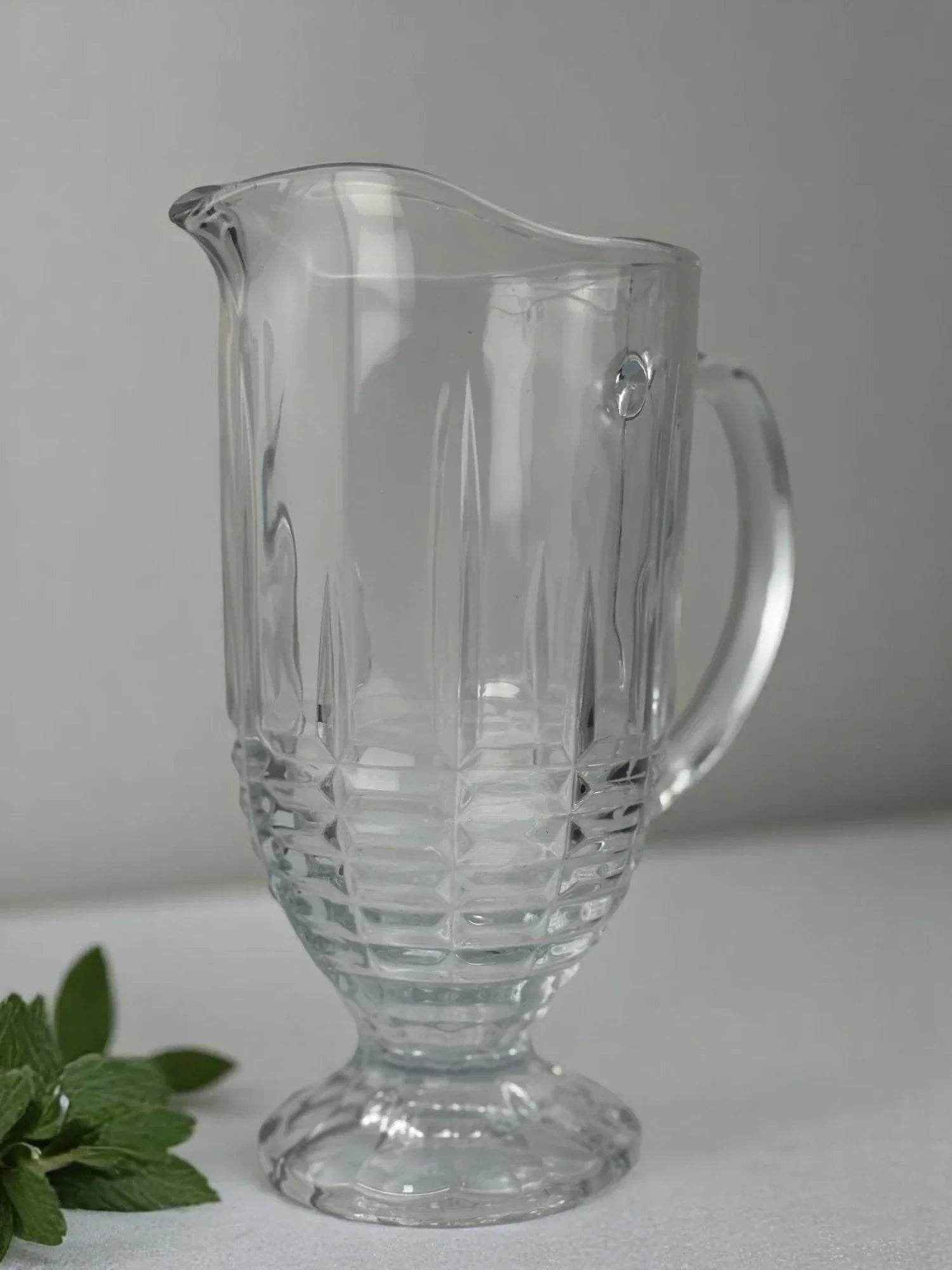 Conjunto de Jarra com Copos de Vidro 370ml 7 Peças Alidolado - Alidolado