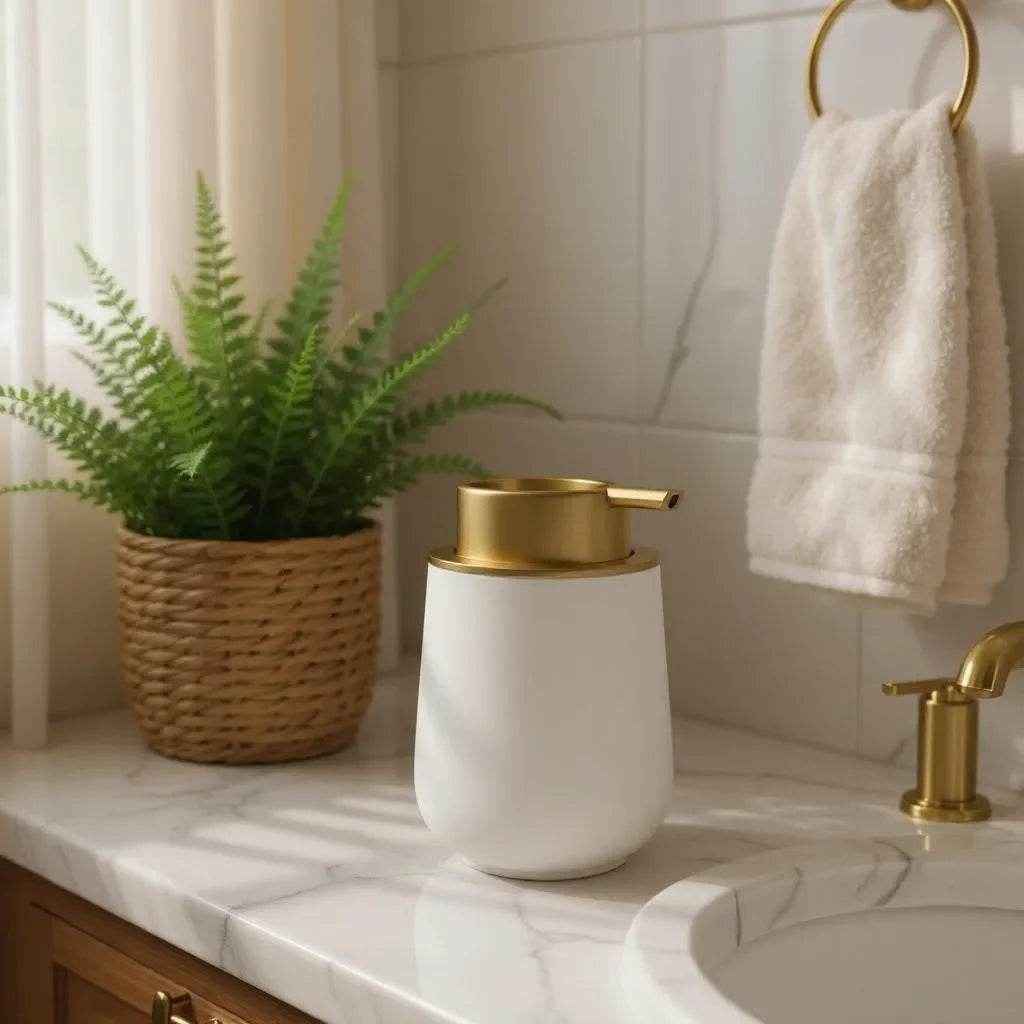 Dispenser de Cerâmica Branco Alidolado - Alidolado