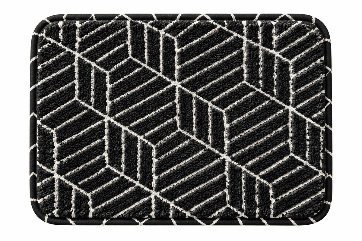 Tapete de Banheiro 40x60cm Antiderrapante Absorvente Macio Super Confortável Decorativo