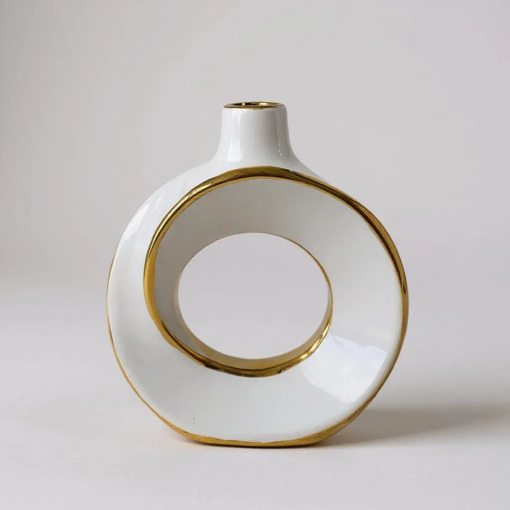 Vaso Decorativo Circular Alidolado