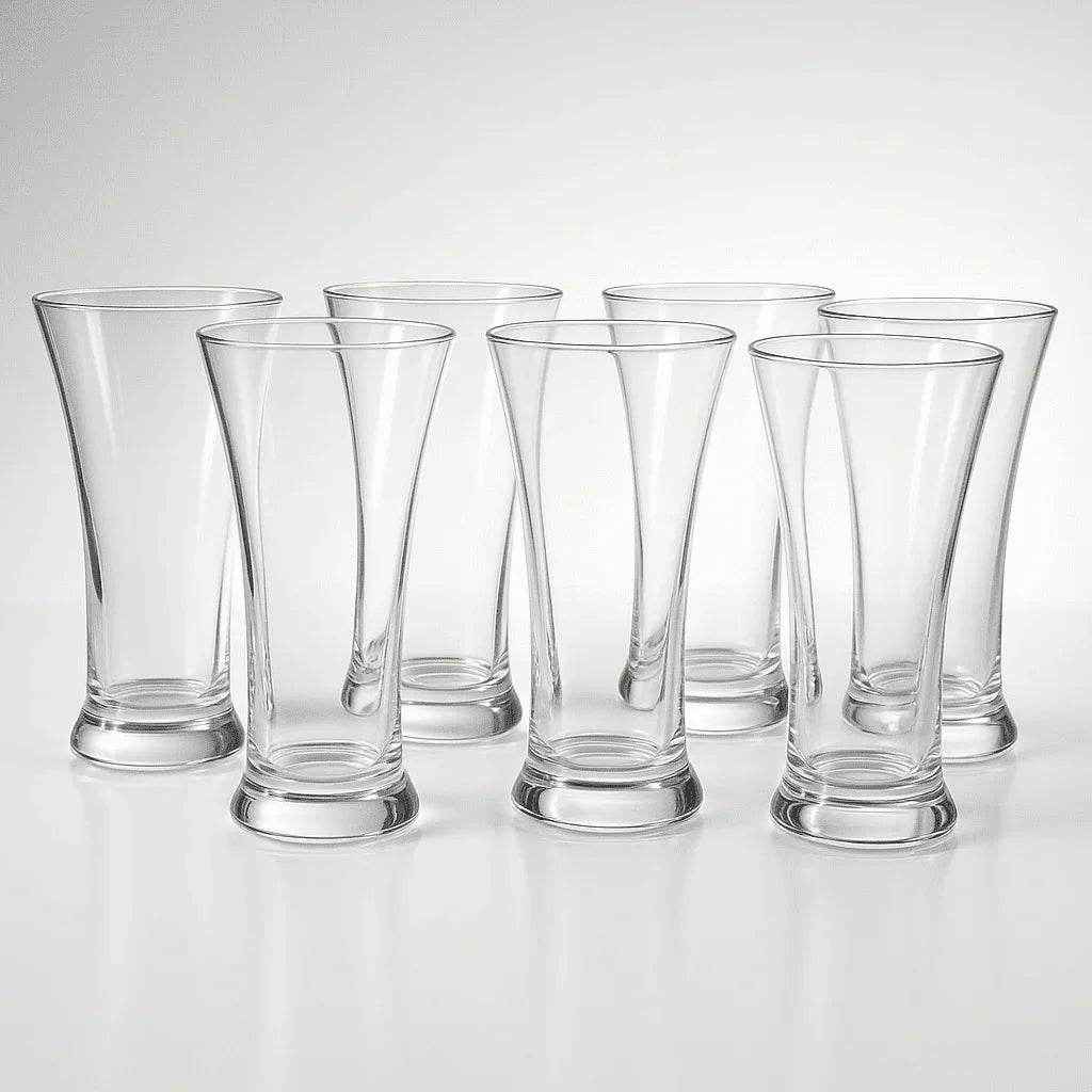 Conjunto de Copos de Vidro 350ml 6 Peças Alidolado