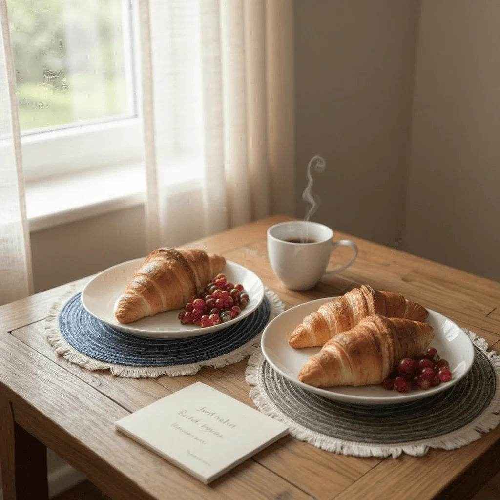 Kit 6 Jogo Americano Fio de Algodão