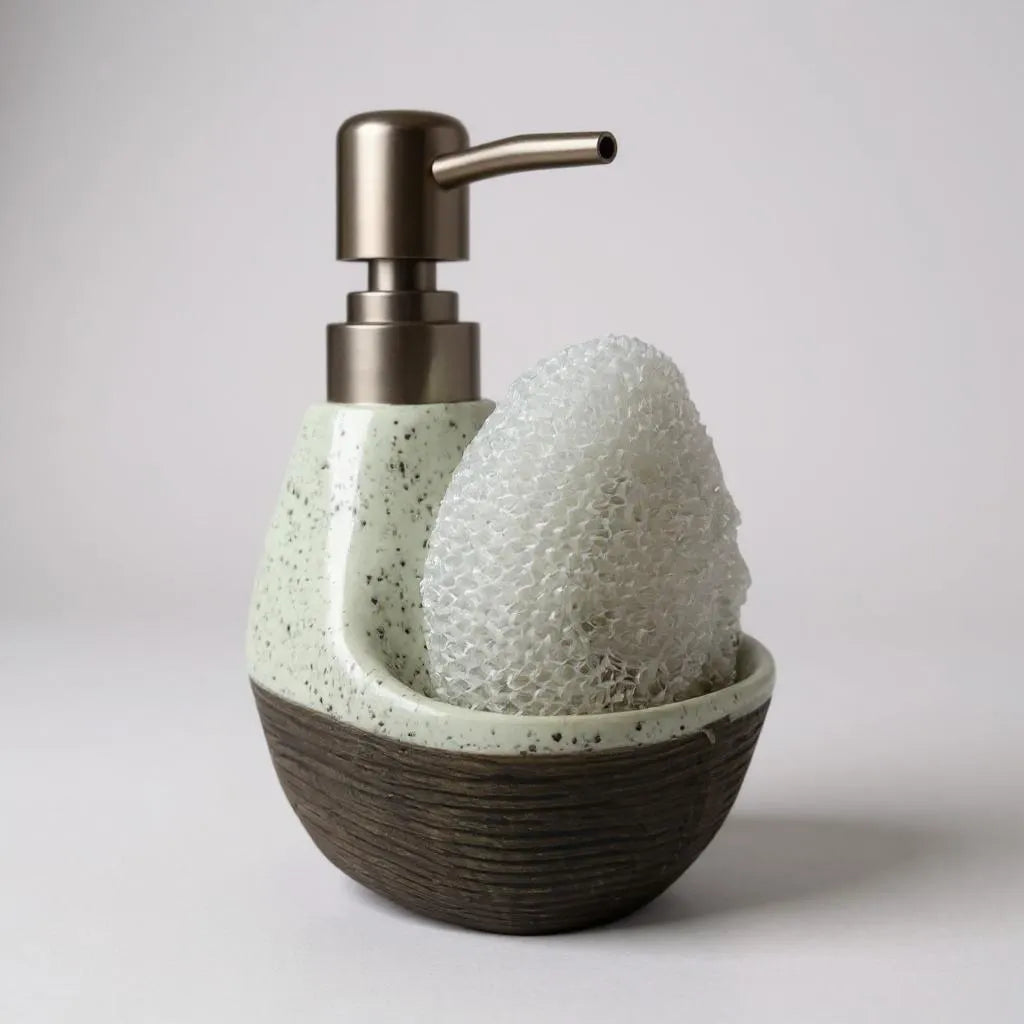 Dispenser de Sabonete Cerâmica Elegance Alidolado