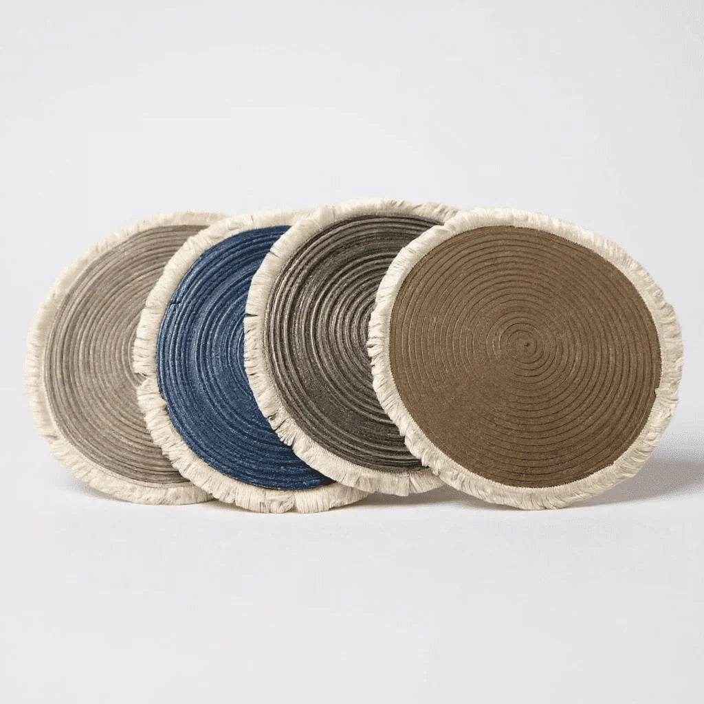 Kit 6 Jogo Americano Fio de Algodão