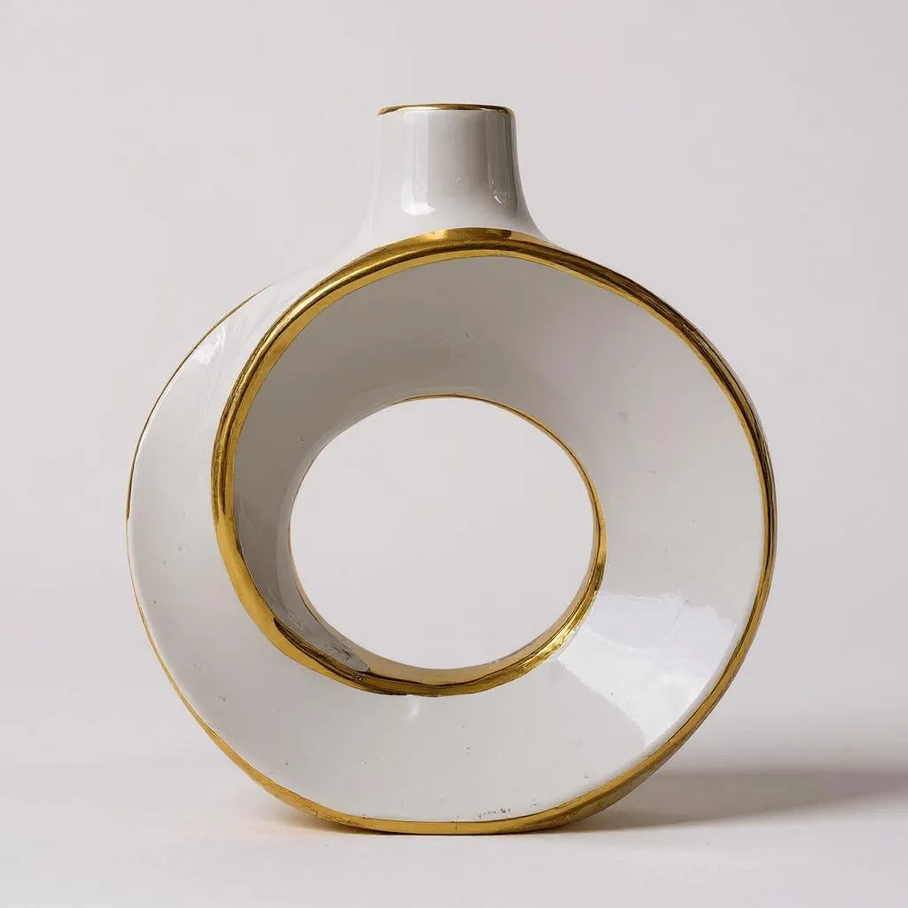 Vaso Decorativo Circular Alidolado