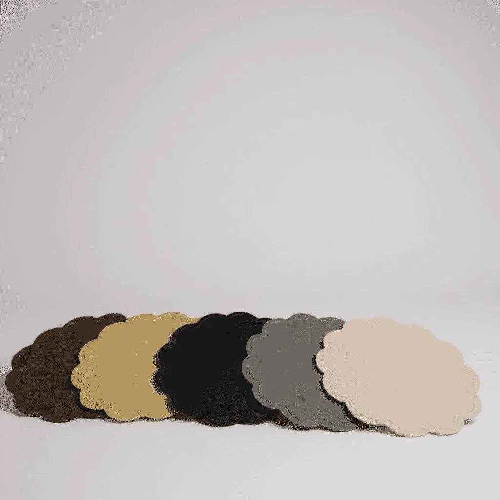 Kit 6 Jogo Americano Formato de Ameixa