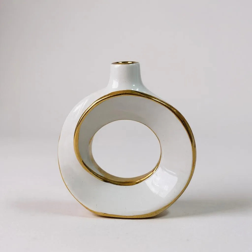 Vaso Decorativo Circular Alidolado