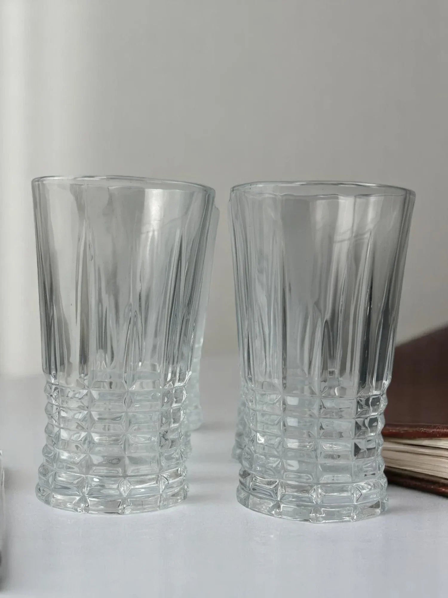 Conjunto de Jarra com Copos de Vidro 370ml 7 Peças Alidolado