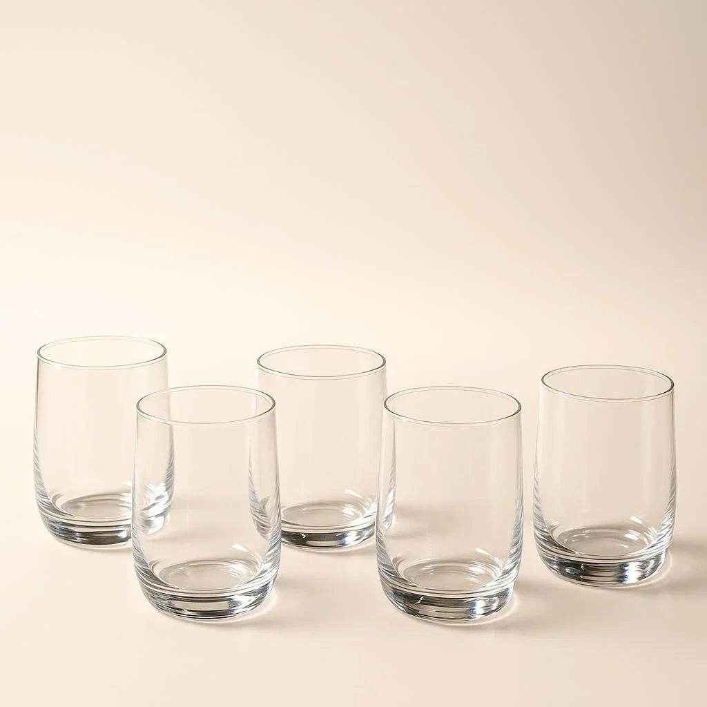 Conjunto de Copos de Vidro Modernos 230ml 6 Peças Alidolado