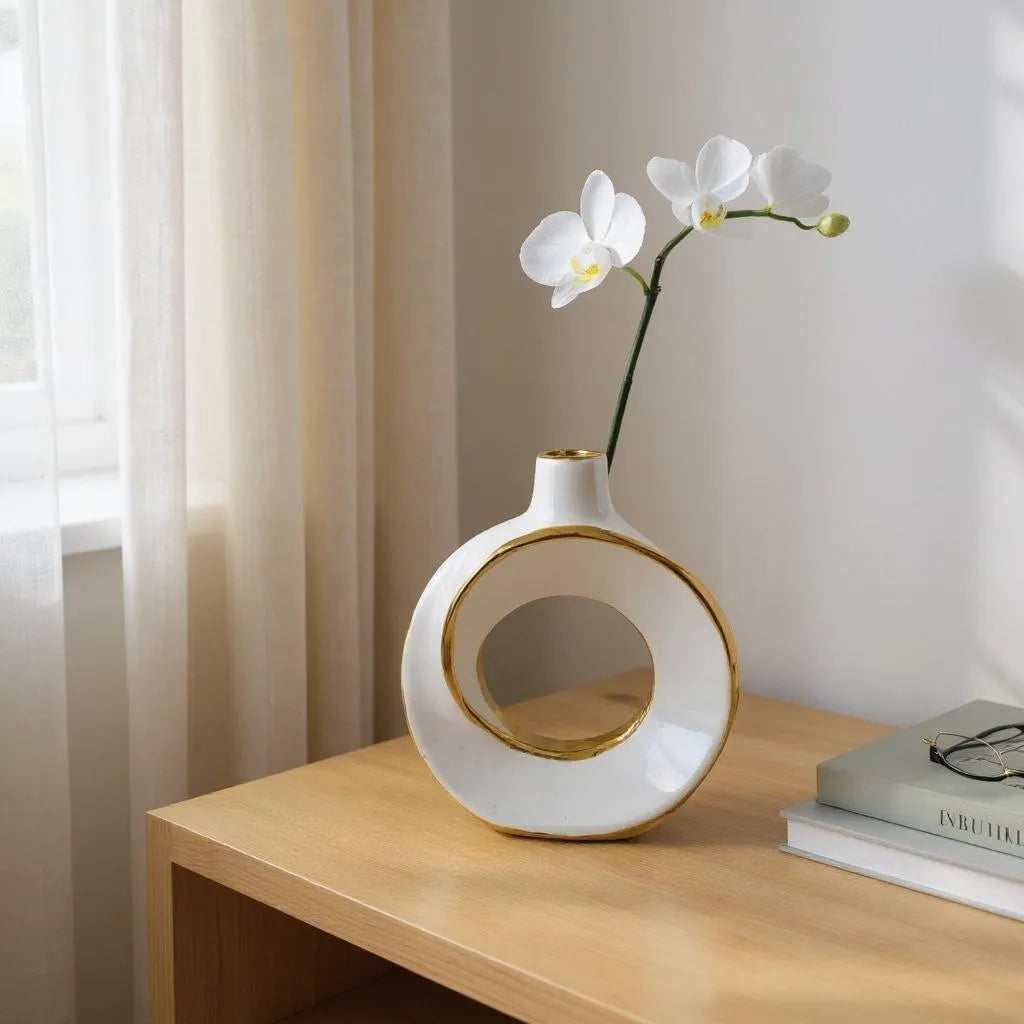 Vaso Decorativo Circular Alidolado