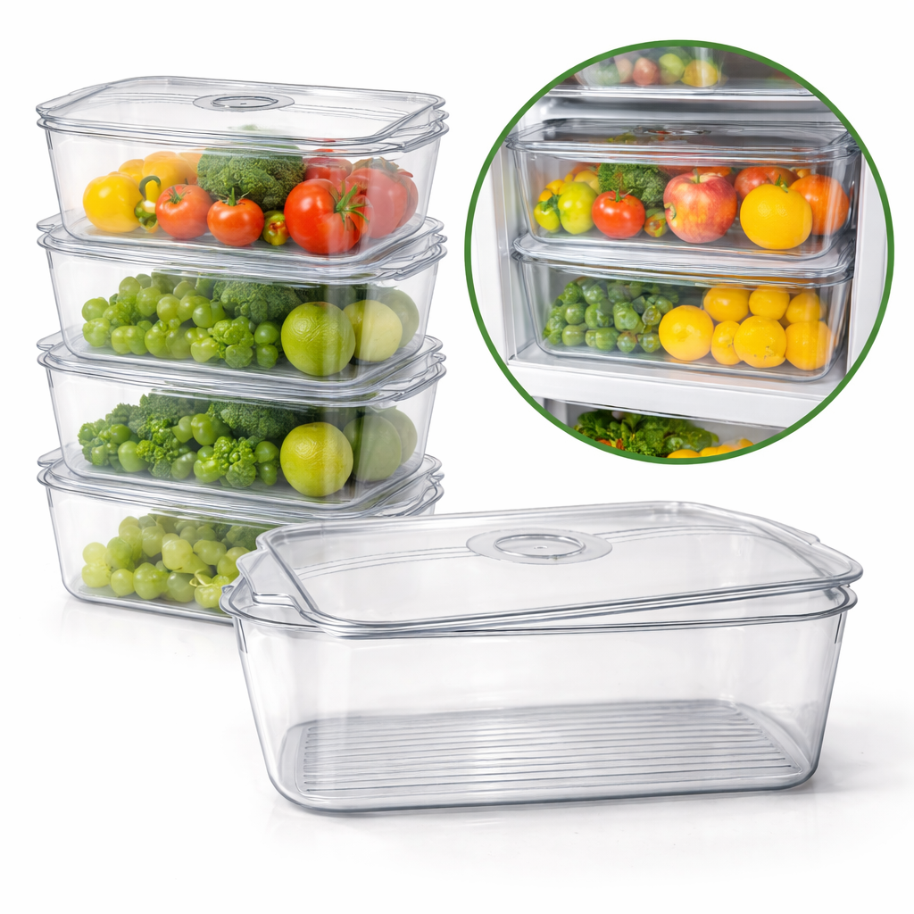 Caixa Organizadora de Carne com Tampa