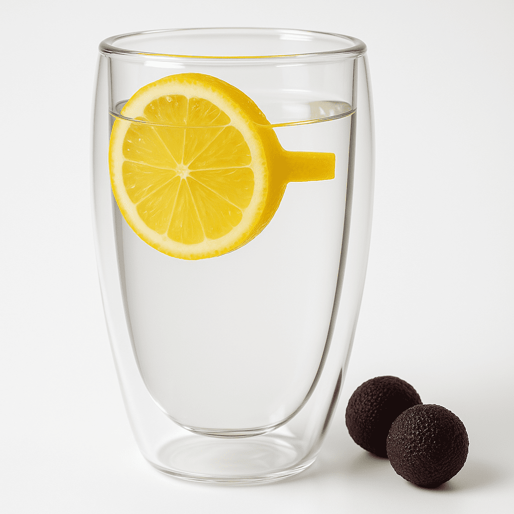 Conjunto de 6 Copos de Vidro Duplo 450ml alidolado