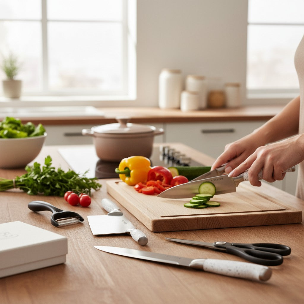Faqueiro Profissional com Suporte Giratório Alidolado