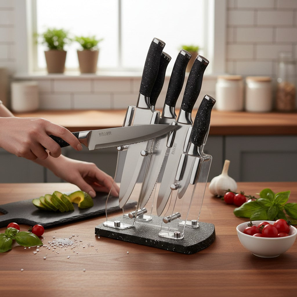 Faqueiro Profissional com Suporte Moderno Alidolado