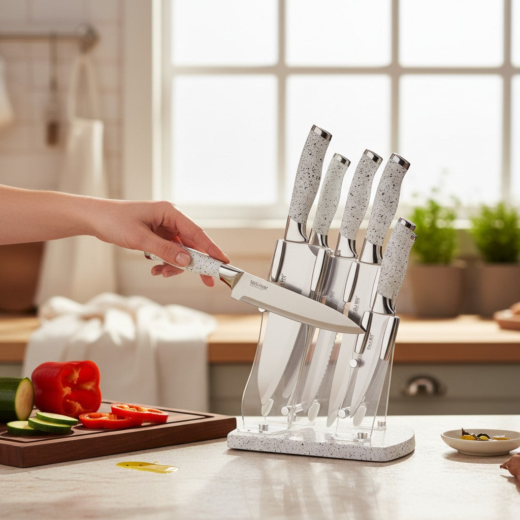 Faqueiro Profissional com Suporte Moderno Alidolado