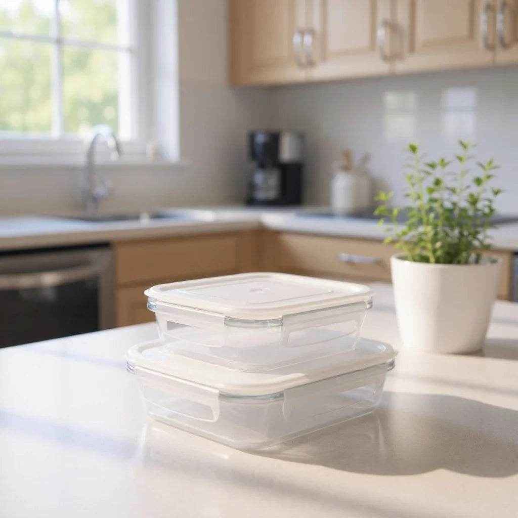 Pote Hermético de Vidro com Trava Alidolado - Alidolado