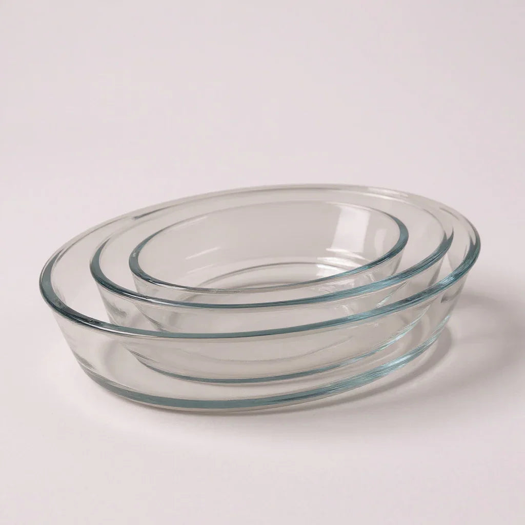 Kit com 6 Tigelas de Vidro Decorativas e Transparentes