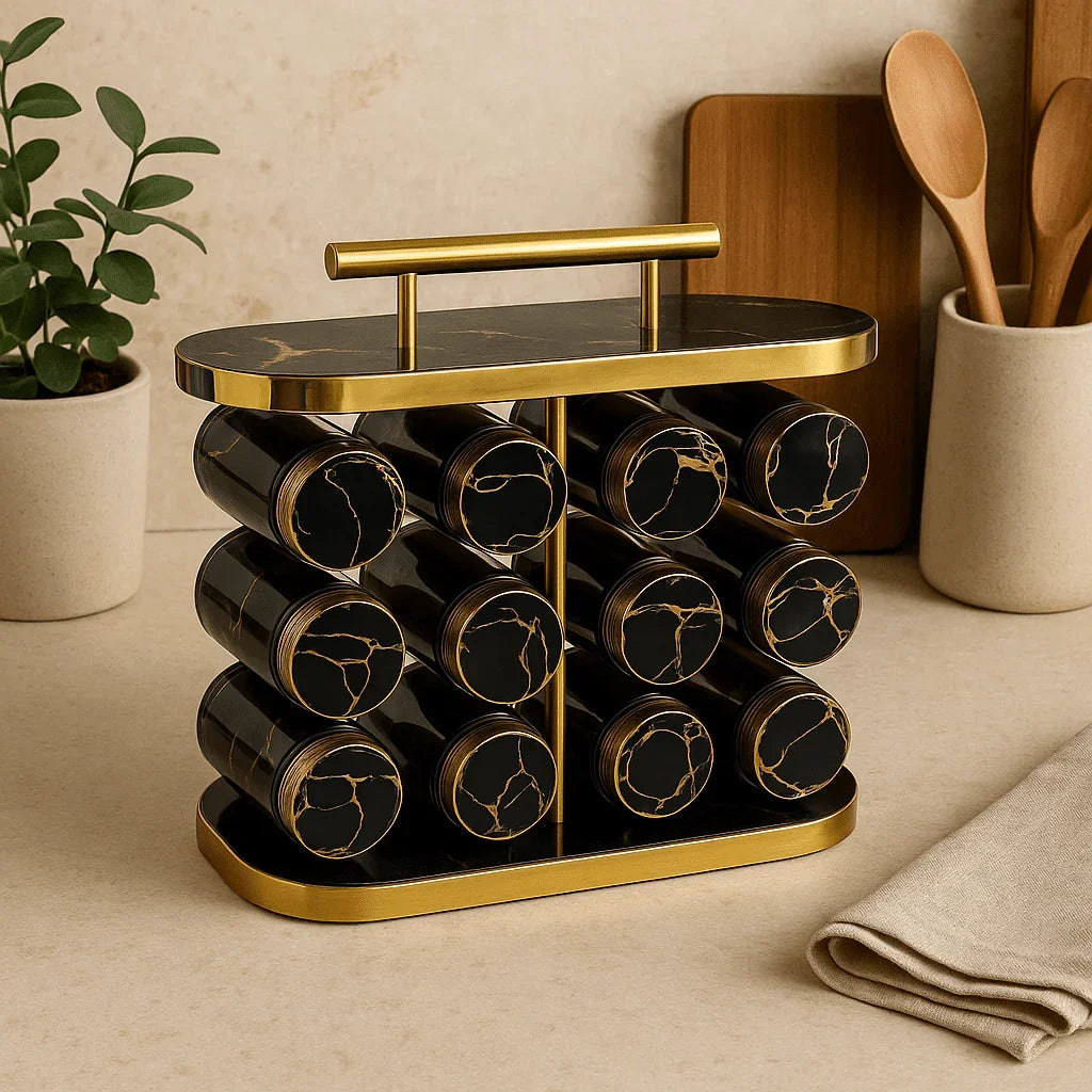 Porta-Tempero Estilo Mármore alidolado