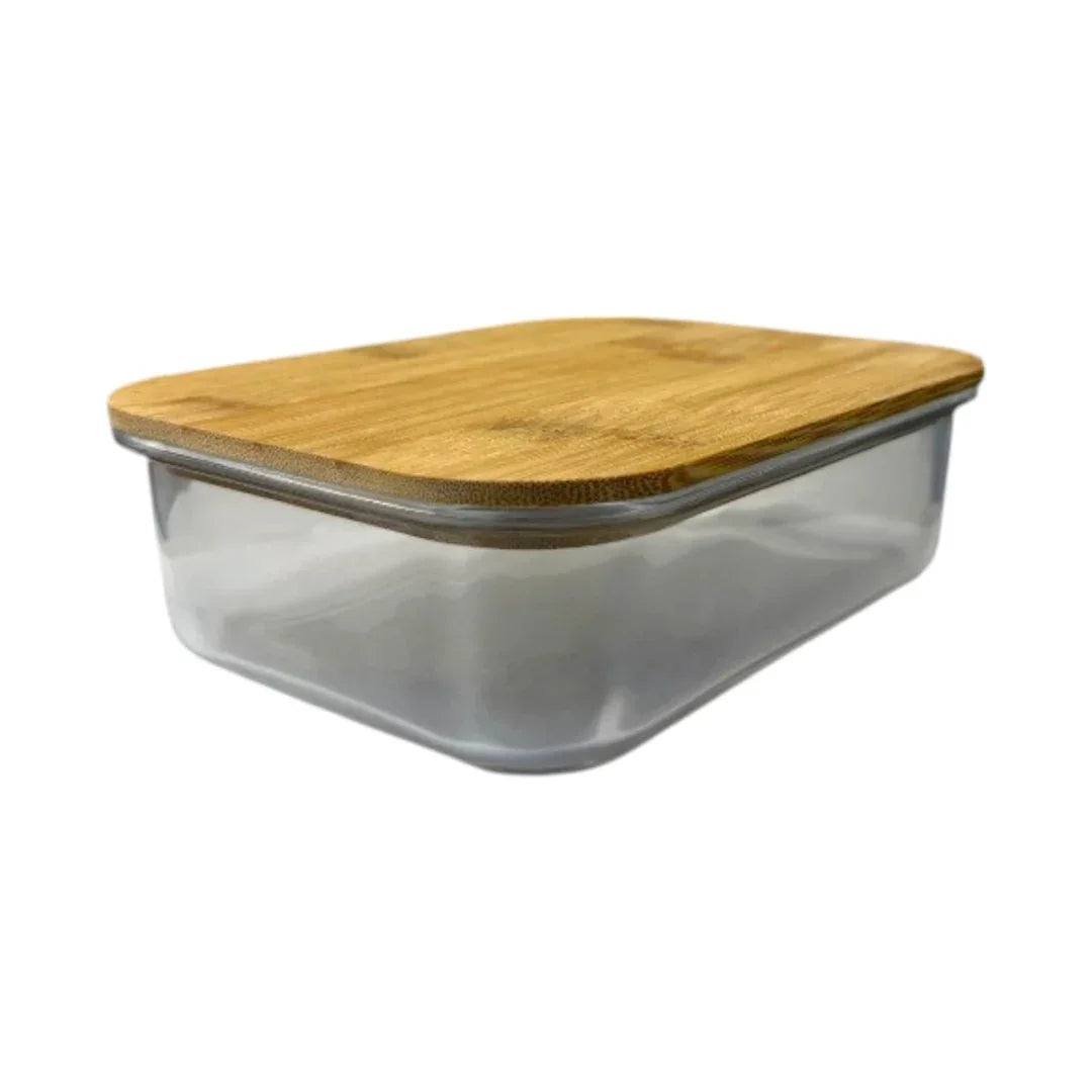 Pote Hermético com Tampa de Bambu - 1,3L alidolado