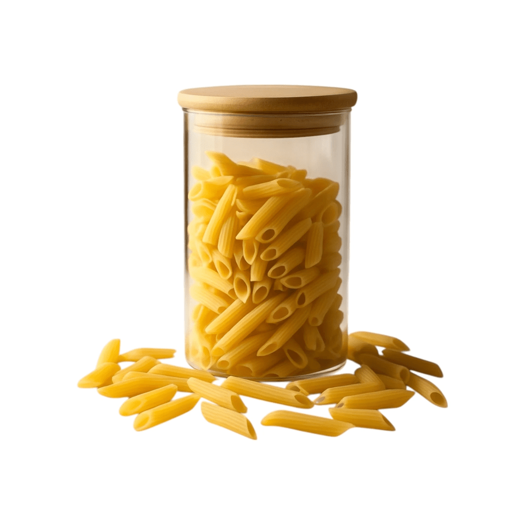 Pote de Vidro Redondo com Tampa de Bambu 1400ml alidolado