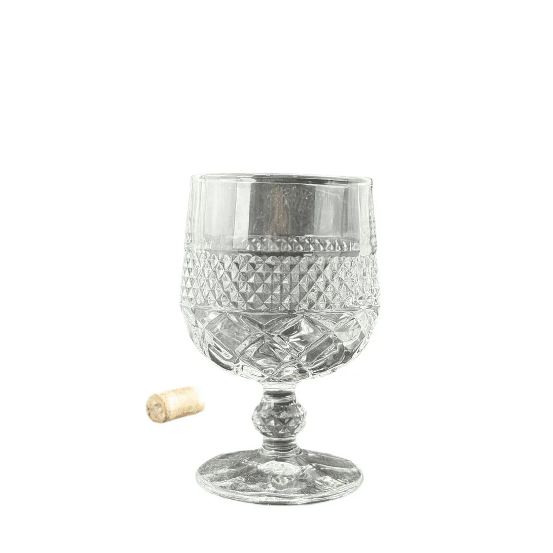 Taça de Vidro 300ml com Design Elegante - 6 peças alidolado