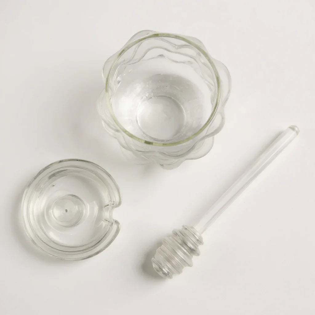 Meleira de Vidro com Colher – 480 ml